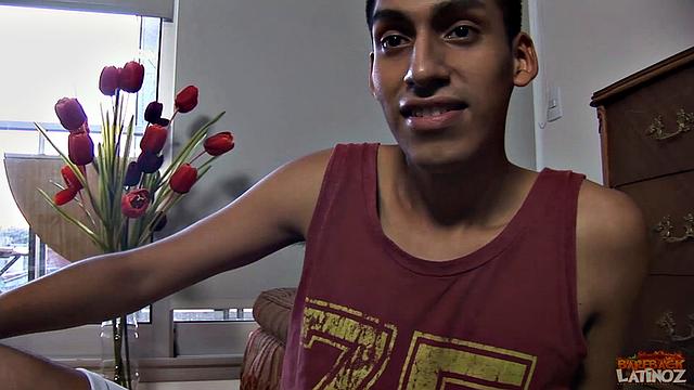 Featured solo boy of the week: Alejo, a slim and smooth Latino that's hot to watch. The boy does a slow tease strip that includes a good look at his butt, before the underwear is pulled off. Then he gets busy working on his uncut cock.