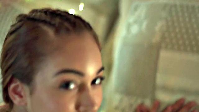 Masseur pussydrilling perfect babe in lingerie after BJ