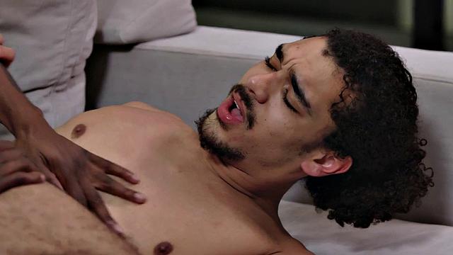 BBC jock barebacks guy's asshole until cumshot