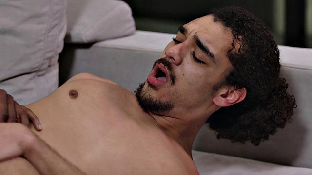 BBC jock barebacks guy's asshole until cumshot