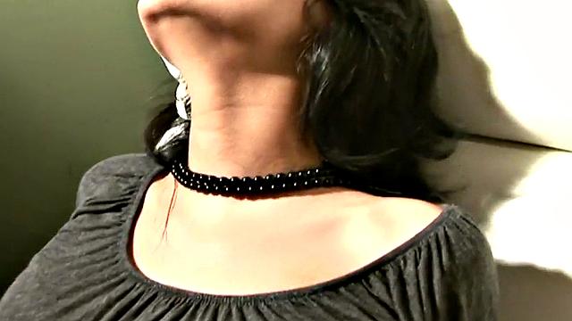 Public slut smashed by big dick in wet pussy