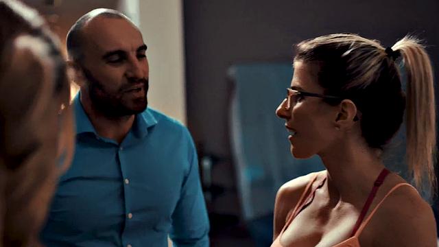 PURE TABOO Coach MILF Cory Chase Invites Petite Cheerleader Over To Please Pervert Husband