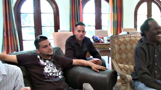 Real strippers feeding guests