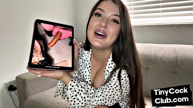 SPH amateur femina humiliates cocks in her solo video