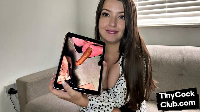 SPH amateur femina humiliates cocks in her solo video