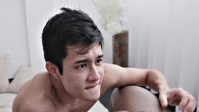 Real Asian deepthroating BBC