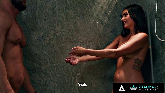 NURU MASSAGE - Wrong Appointment Turns Into Perfect Fuck With Hot Masseuse Isa Bella
