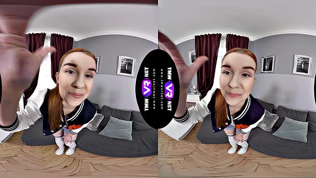 Solo orgasm before college class