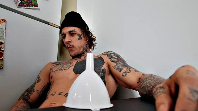 Dominant pissing jock barebacks ass on kitchen