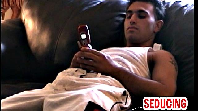 Horny guy gets jerked off by horny dude