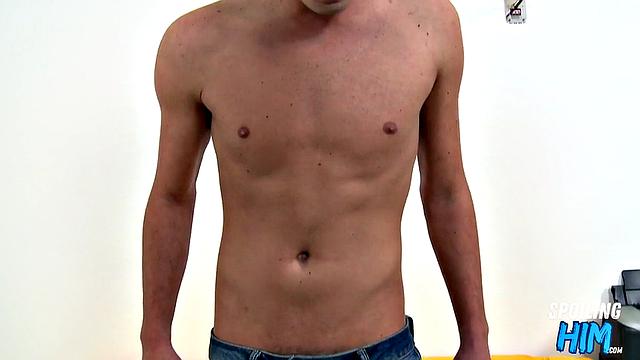 Amateur stud gets drilled at casting