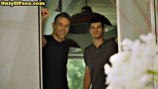 Sweet blonde doublepentrated outdoors