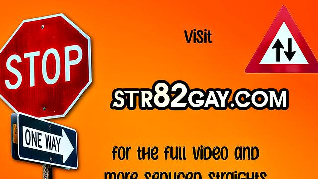 Real straight cum-showering twunk