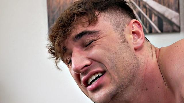 Office boss rimming new employee