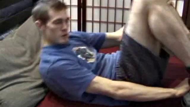Jonathan Priest strokes his hard cock and shows off every inch