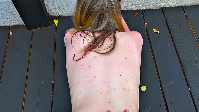 Blonde bombshell takes a wild ride in reverse cowgirl POV with a smile on her face