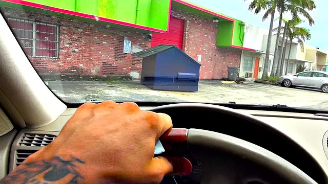 Blonde bombshell takes a wild ride in reverse cowgirl POV with a smile on her face