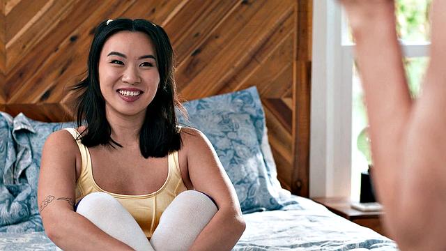 MOMMY'S GIRL - Petite Kimmy Kimm Convinces Crush Stepmom Reagan Foxx To Try Sexy Bikini