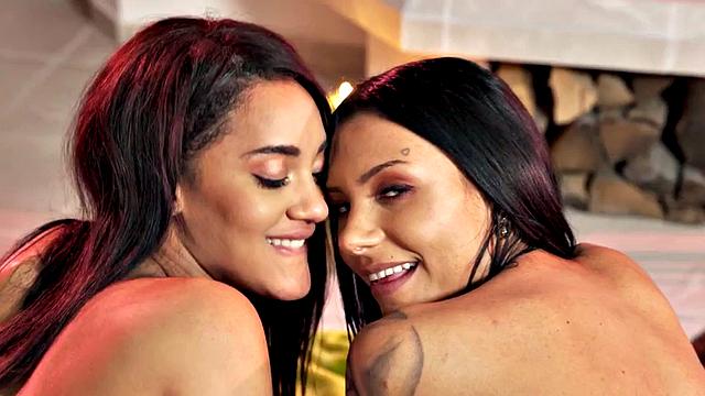 Anal loving chicks in stockings got smashed in 3some