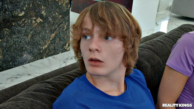 Uncool Stepmom in a Threesome