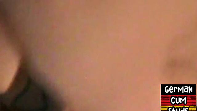 Horny German stud rimmed and barebacked by BF in closeup
