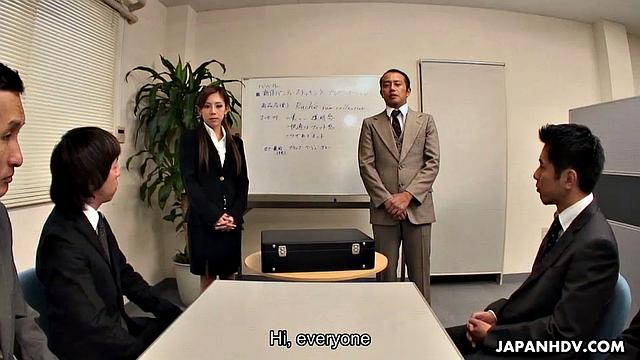 Ramu Nagatsuki rides a big sausage