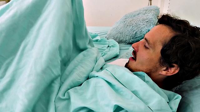 Tired beauty gets pussy stretched by her husband's dick