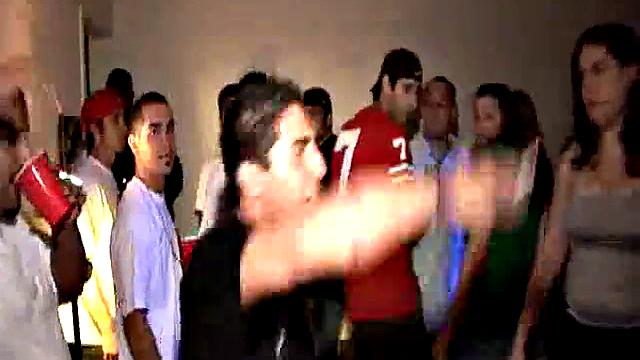 Hot blonde coed rides hard dick