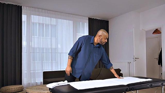 Ass fucked babe by black dick in tight asshole