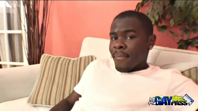 Cute Black Stud Masturbates
