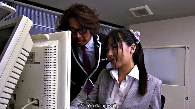 Gorgeous MILF, Miyuki Ojima, Fucked By Her Manager In Office