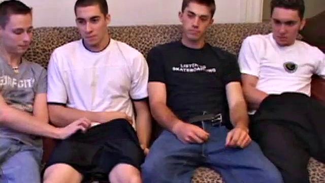 Four Amateurs Gay Orgy