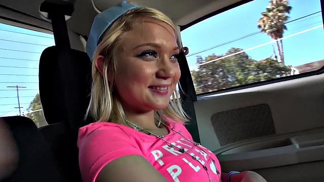 American blonde schoolgirl indulges in kinky anal play after school