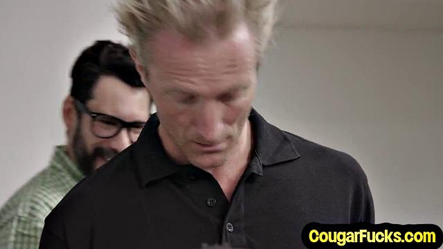 Naughty sluts cocksucking cock