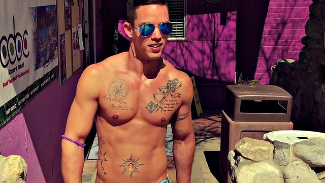 HotHouse - Hot Inked Jocks Barebacking Outdoors By The Summer Pool