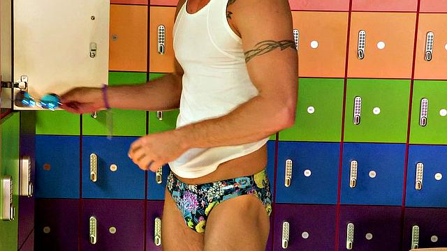 HotHouse - Hot Inked Jocks Barebacking Outdoors By The Summer Pool