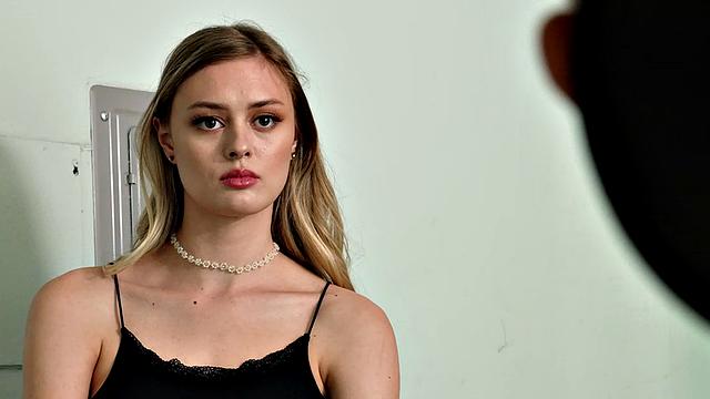 Natural teen Amber rides big bully cock to protect her brother