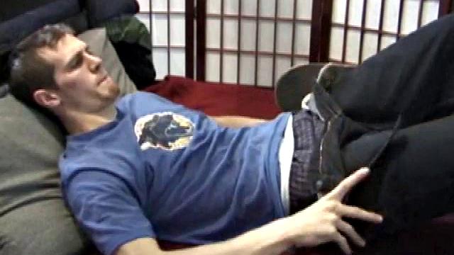 jonathan priest strokes his cock for the camera