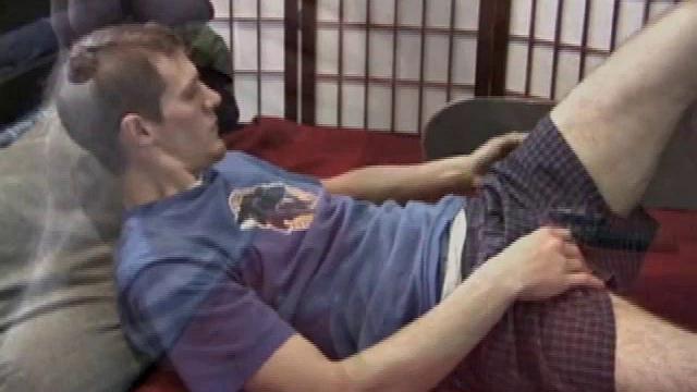 jonathan priest strokes his cock for the camera