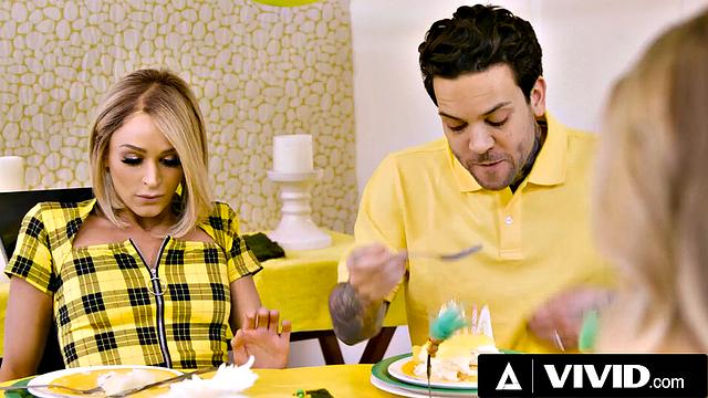 VIVID - Kenzie Taylor And Briana Banks Devour Emma Hix In Hot Lesbian Threesome