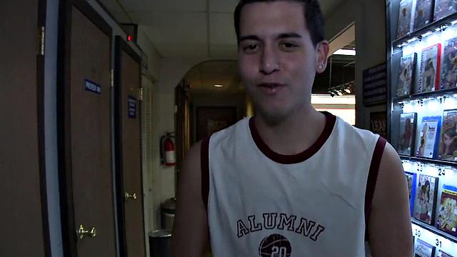 Str8 college stud sucked by gay till cumshot