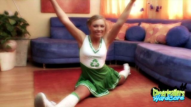 Sweet Young Cheerleader Sucking