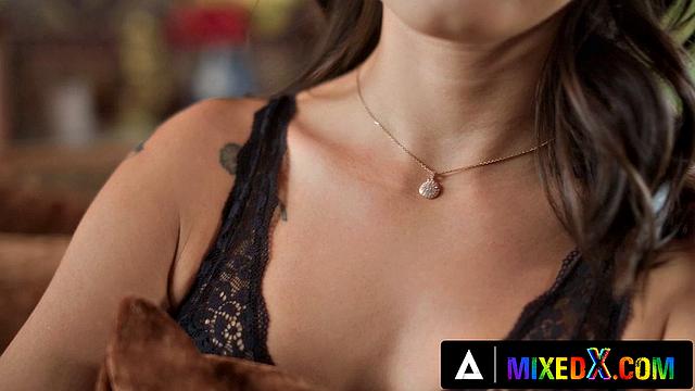 MIXEDX - StepMilf Gives Her Stepdaughter's First Sapphic Conquest