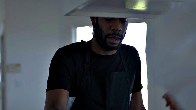 BBC barebacks his food fetish cook BF in the kitchen