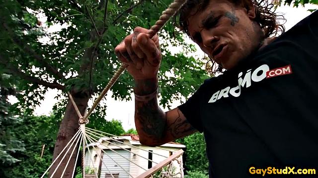 Alt twunk throat by lover