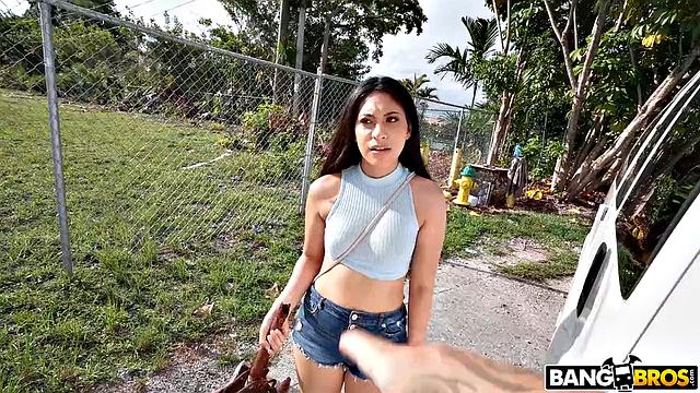 Hot Latina Gets Fucked On The Bus