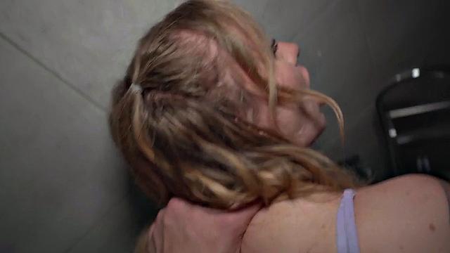 Picked up inked babe gets pussyrammed after blowjob