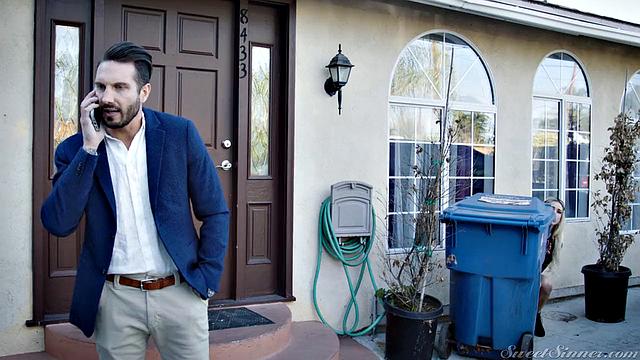 Алекс в шкафу ревнует, пока Дэвид трахает Карли после ужина - вот что значит ужин с последствиями!