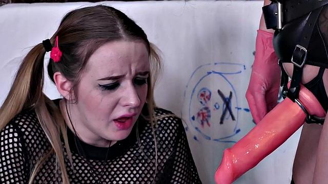 Jessica Kay in domination scene