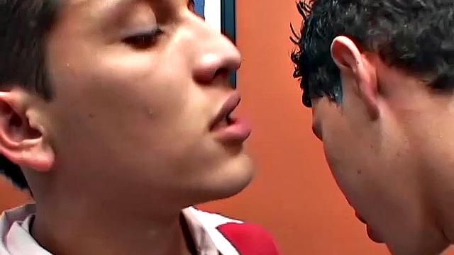 Stripped to their underwear, its obvious twinks Edison and Javier are packing some big meat. When those cocks flop out there's nothing left to the imagination, except what is going to happen next.